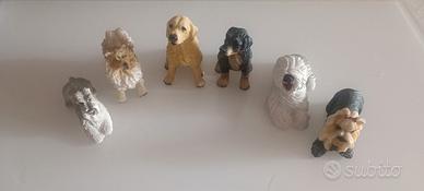Statuine soprammobili cani anni '80 Vintage