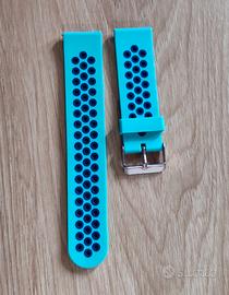 Cinghietta 22 mm cinturino orologio blu