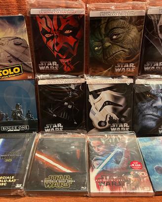 Star Wars Saga: 11  Steelbook +1 BOX Bluray + 3D