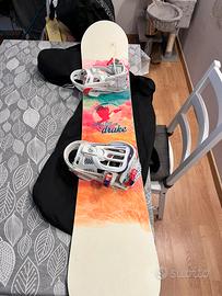 Tavola Snowboard Drake + scarponi + attacchi