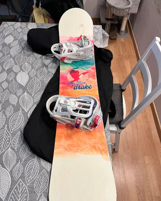 Tavola Snowboard Drake + scarponi + attacchi