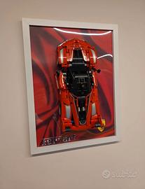 quadro per auto lego Ferrari