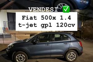 FIAT 500x 1.4 t-jet. 120cv  gpl-benzina 01/08/2018