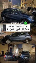 FIAT 500x 1.4 t-jet. 120cv  gpl-benzina 01/08/2018