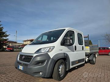 Fiat Ducato doppiacabina cassone fisso e gru 2018