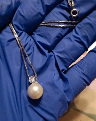 PARURE IN ARGENTO 925 CON PERLE