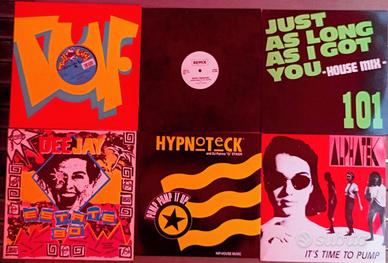 Lotto di 21 vinile vintage 1989-1990