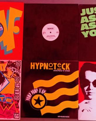 Lotto di 21 vinile vintage 1989-1990