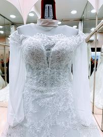 Abito da sposa principessa in pizzo