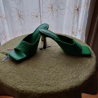 Sandali  verde smeraldo