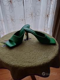 Sandali  verde smeraldo