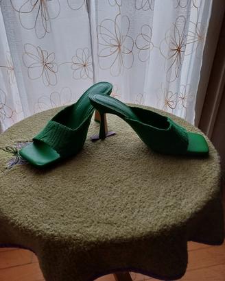 Sandali  verde smeraldo