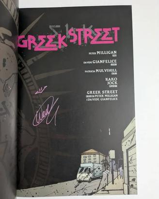 Greek Street autografato