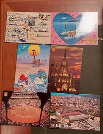 N.6 Cartoline della Spagna vintage