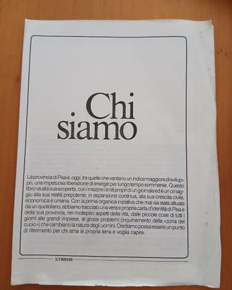 IL TIRRENO - raccolta “Chi siamo”. COMPLETA!