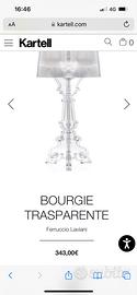 Lampada Bourgie trasparente Kartell