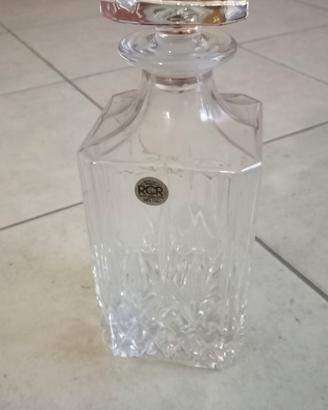 Bottiglia ornamentale cristallo