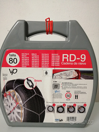 Catene da neve Rd 9 mm misura 80 nuove