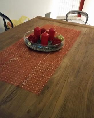 Tavolo Elite Spa ALKI teak massello e alluminio 