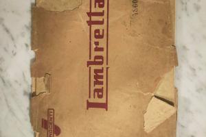 Libretto  manutenzione Lambretta Li 125 originale