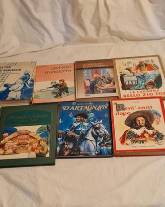 lotto di 7 libri vintage per ragazzi 