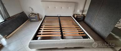 Letto matrimoniale ecopelle