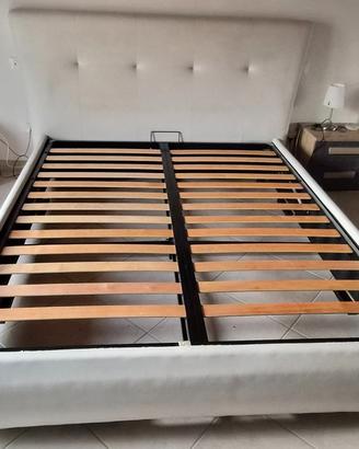 Letto matrimoniale ecopelle