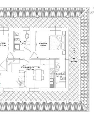 Attico / Mansarda di 119 m² con 3 locali e box aut