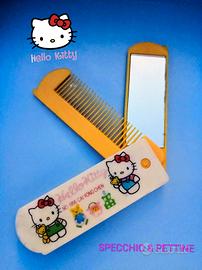 Specchio + Pettine richiudibile Hello Kitty 1996