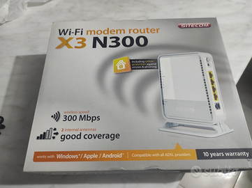 Modem Router WiFi Sitecom N300 X3