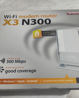 Modem Router WiFi Sitecom N300 X3