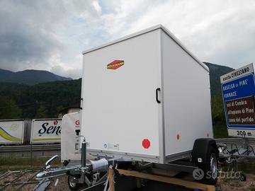 Carrello rimorchio auto furgonato patente B