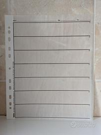 10 fogli di archivio per negativi fotografici 35mm