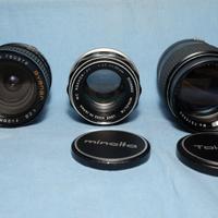 Minolta lotto obiettivi