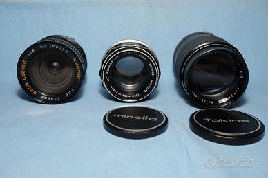 Minolta lotto obiettivi