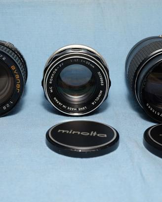 Minolta lotto obiettivi