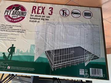 Box zincato per cani/gatti