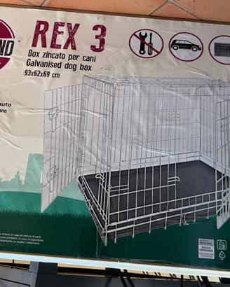 Box zincato per cani/gatti