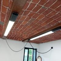 4 PLAFONIERE LUCI DA SOFFITTO LUNGHE 165cm