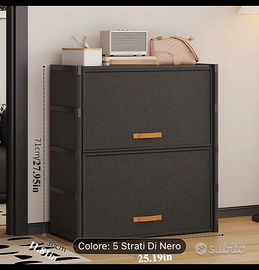 Scarpiera in tessuto