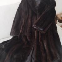 pelliccia lunga di visone tg 50 circa