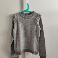 Maglione grigio Cycleband con rouches – 9/10 anni