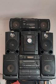 radioregistratore con casse