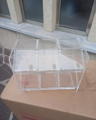 Porta praline in plexiglass per gelaterie 