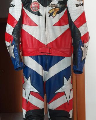 tuta in pelle SPIDI replica Scott Rassel