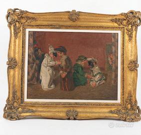 Quadro - Teatro con Maschere/Personaggi Figurativi