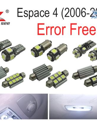 KIT 23 LAMPADE LED INTERNE 06-14 RENAULT ESPACE 4 