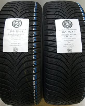 2 GOMME 205 55 16 HANKOOK A55058