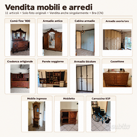 Mobili Vintage antichi e arredamento vario