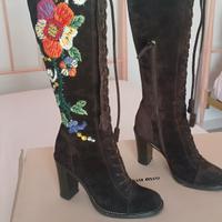 Stivali scamosciati  Miu Miu